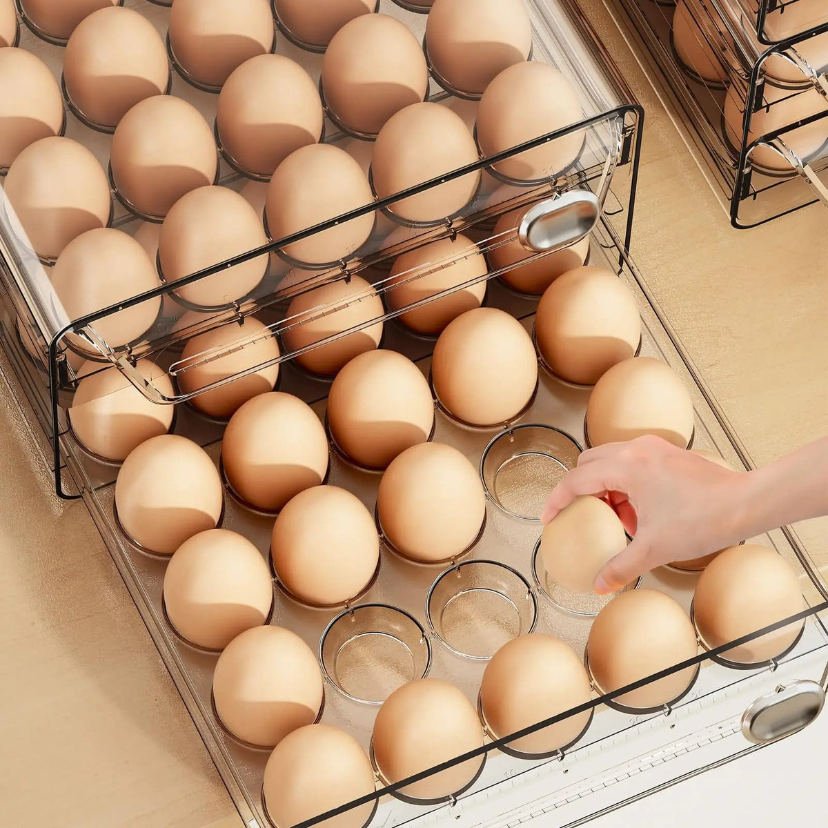 30 Grid Acrylic Egg Storage Tray