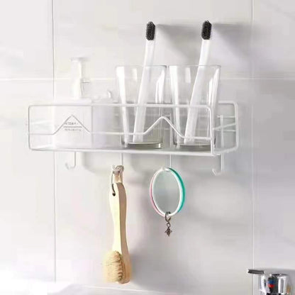 Bathroom Organizer With Hooks