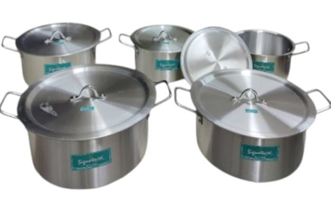 10Pcs Aluminium Stock Pot Set