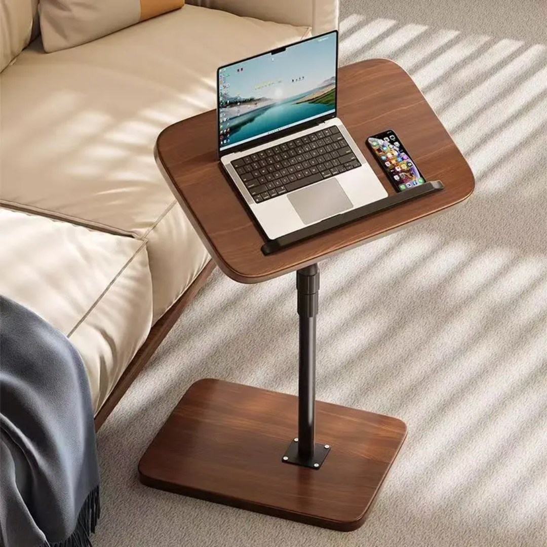 Adjustable C-Shaped Side Table