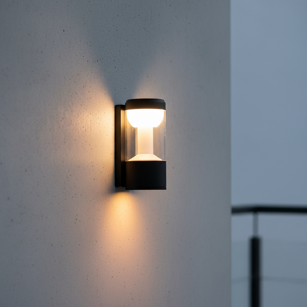 Outdoor Wall Light 11.5W 3000K Warm White LL 2231-BK