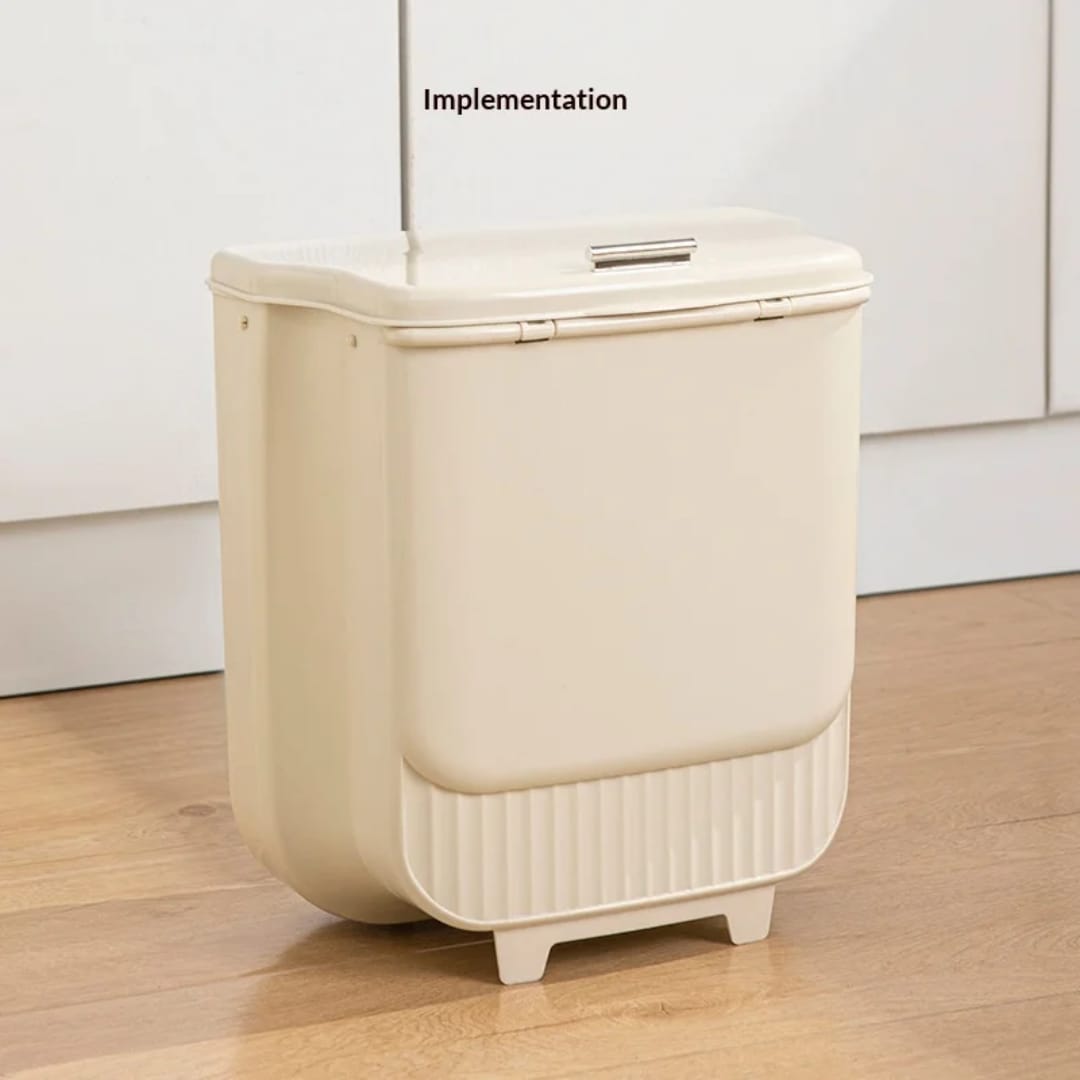 Collapsible Wall-Mounted Trash Bin