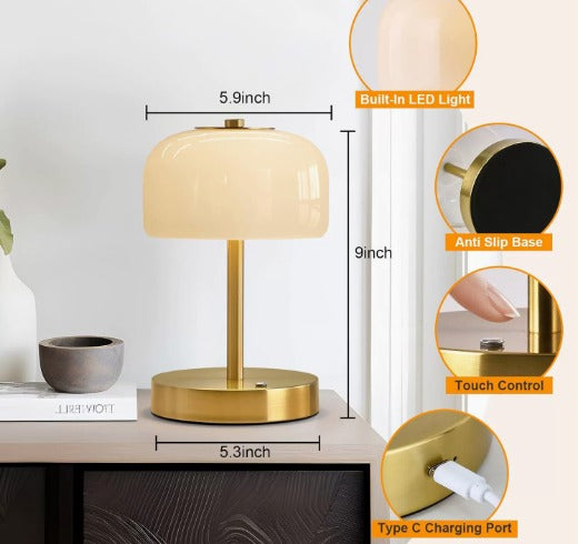 Rechargeable Cordless LED Touch Lamp