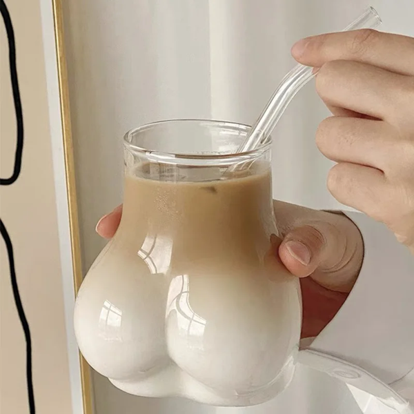 Set of 6 Creative Glasses, Stylish and Durable Drinkware for Water, Juice, Cocktails, or Everyday Use, Modern Glassware for Home and Entertaining