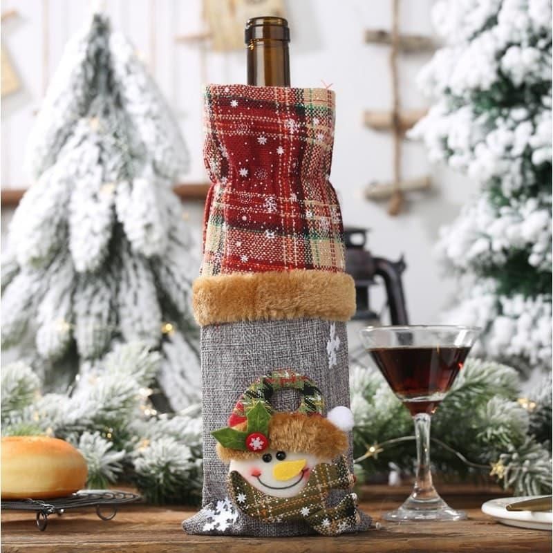 Christmas Wine Bottle Cover