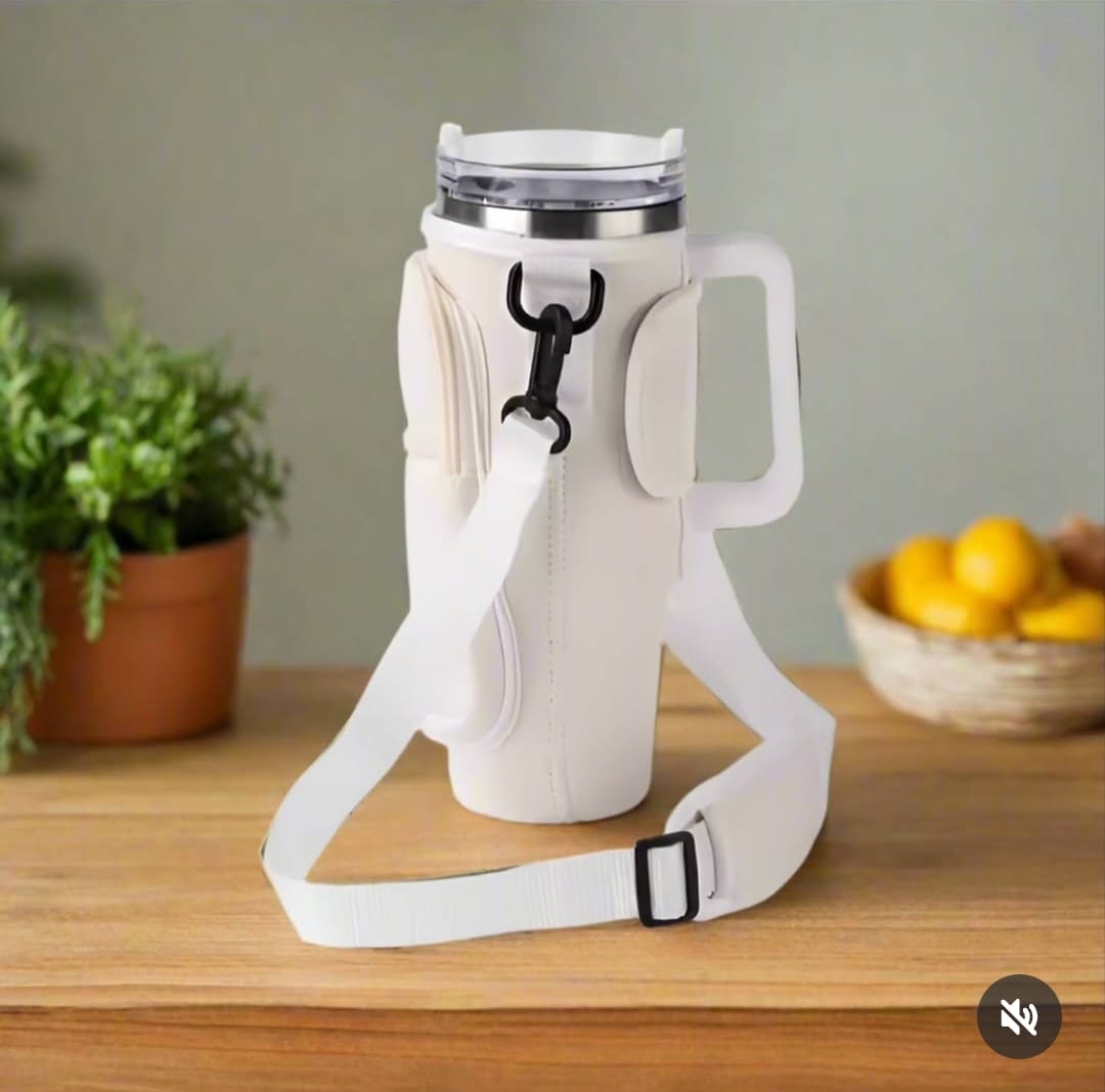 Water Bottle Carrier Bag with Straps