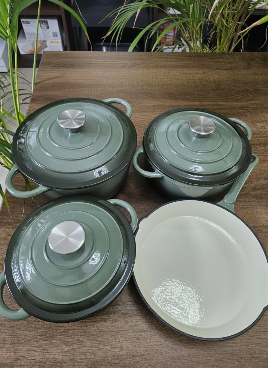7-Piece Cast Iron Cookware Set