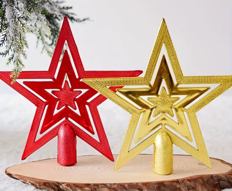 Christmas Tree Topper Star with Layered Design