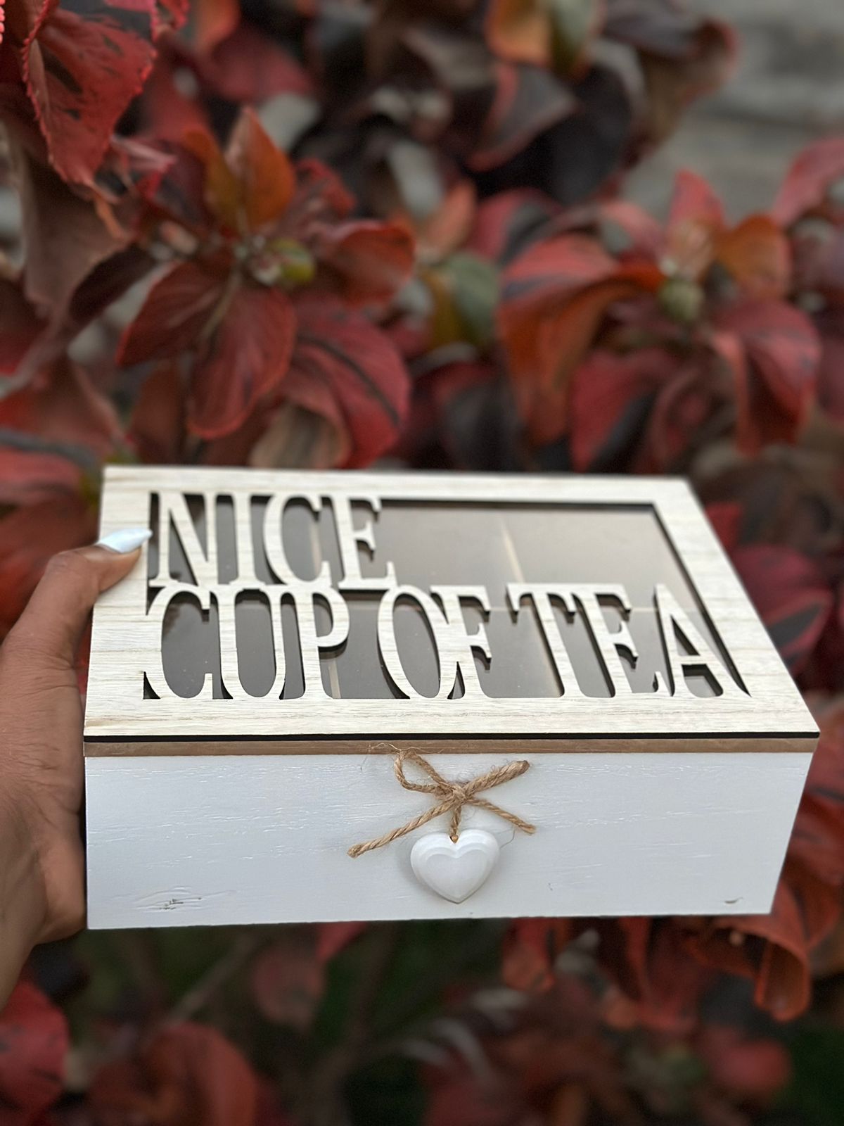 Wooden Tea Bag Holder