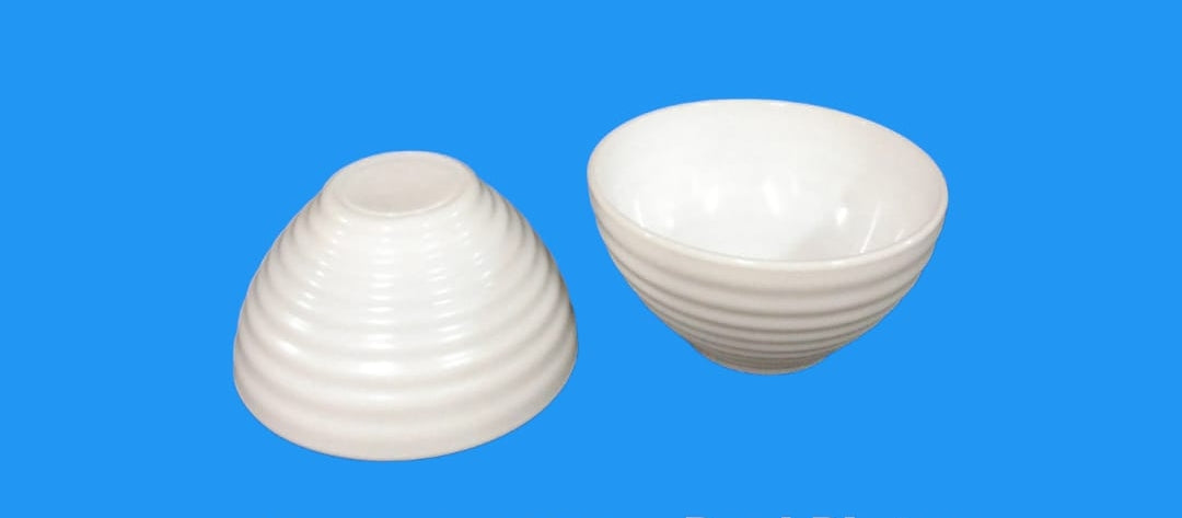 6 Pcs White Bowls