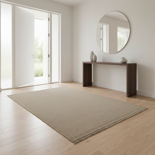 Oria Pincheck Pattern Carpet Rug