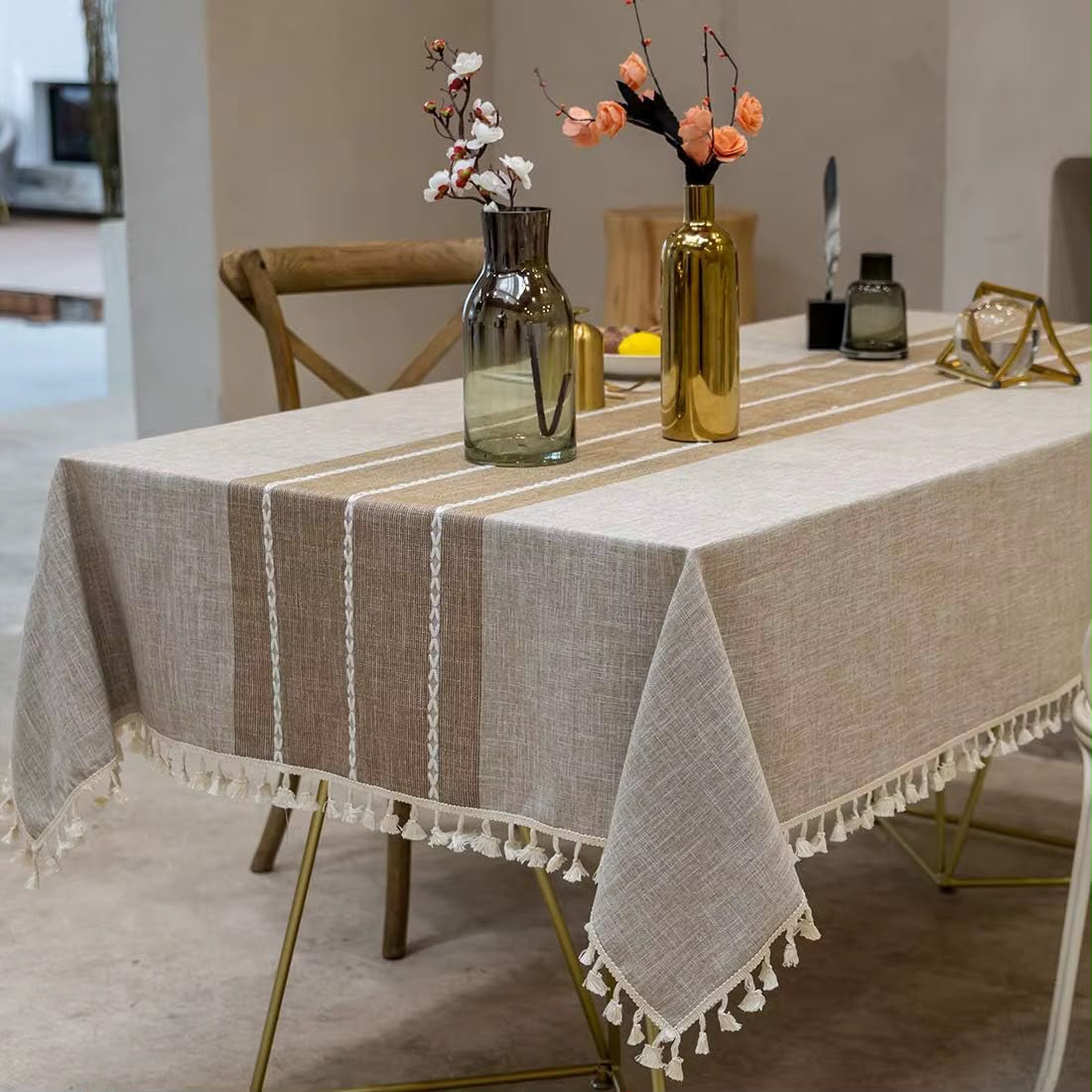 Cotton Linen Table Cloth 1.4×2M