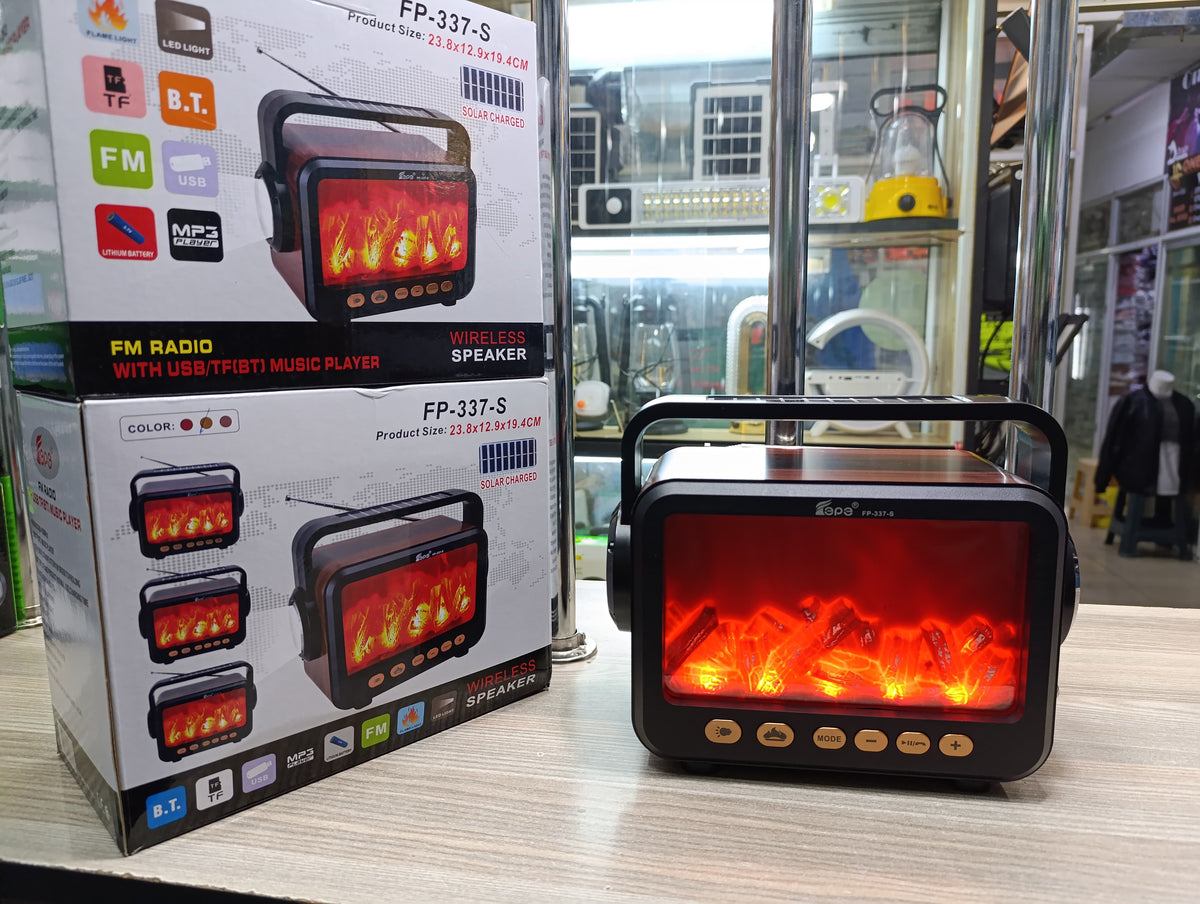 Fire Flame Wireless Speaker With Lighta