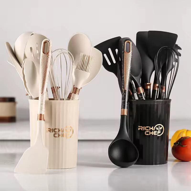 12pcs Silicone Spoons