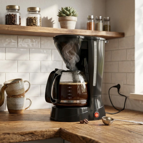 TLAC CM123A 800W coffee maker with glass carafe and keep warm function for home and office use