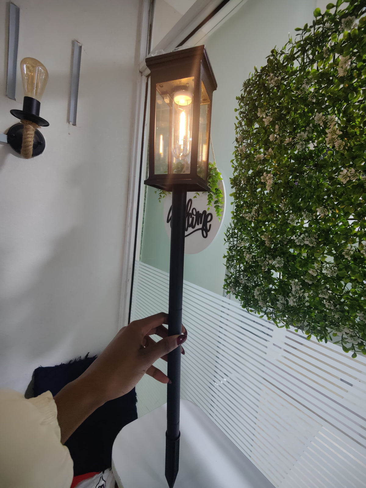 Christmas Long Solar Outdoor Pathway Garden Lights 60cm