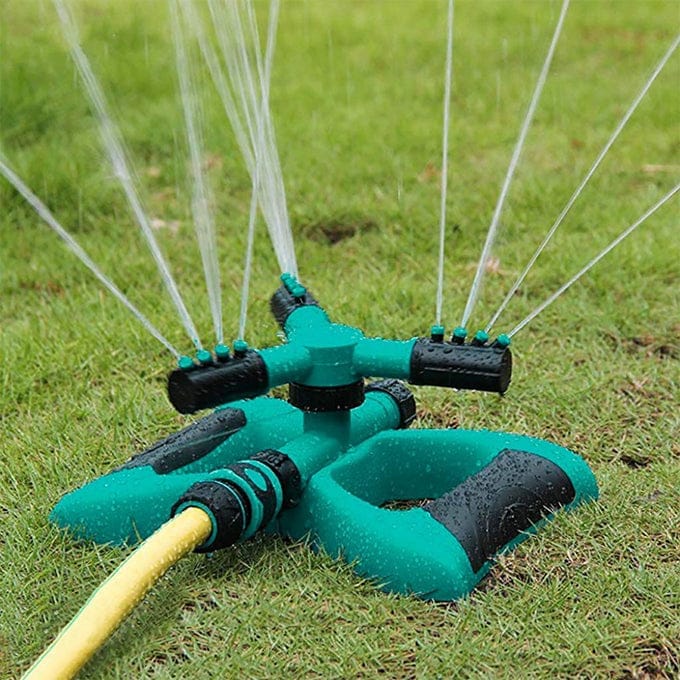 3-Arm Garden Sprinkler for Lawn & Yard
