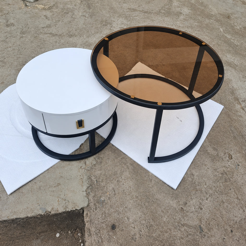 2-Piece Nesting Coffee Table Set