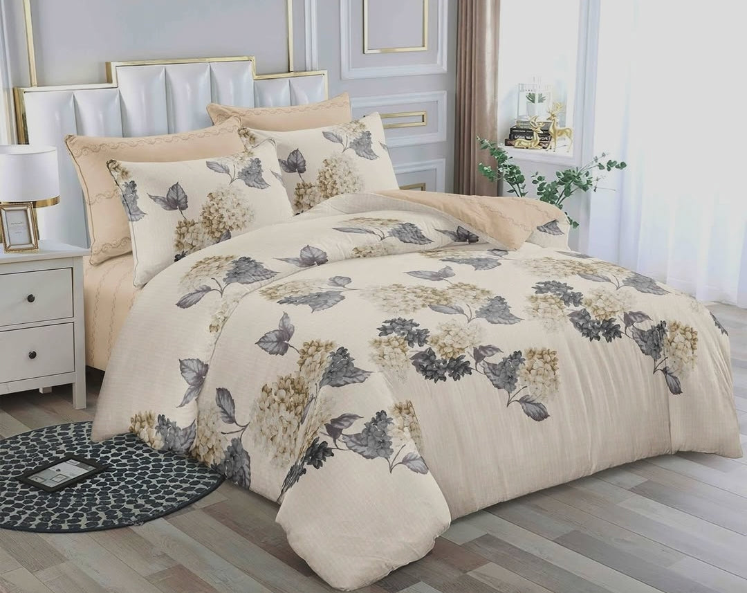 Gemelli Collections 6 x 6 binded duvet set with duvet cover 2 bedsheets and pillowcases for comfortable bedroom bedding.
