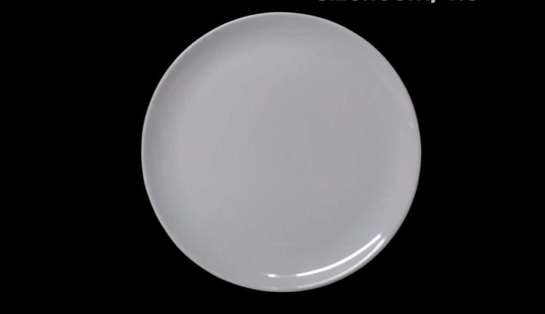 6Pcs Side Plate Round Plain