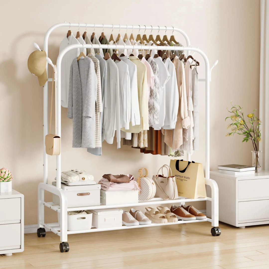 Double Clothes Rack