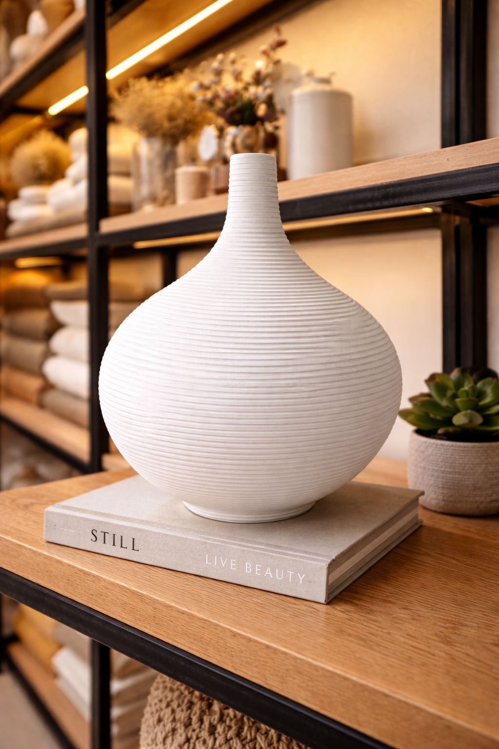 Round Shape Porcelain Flower Vase