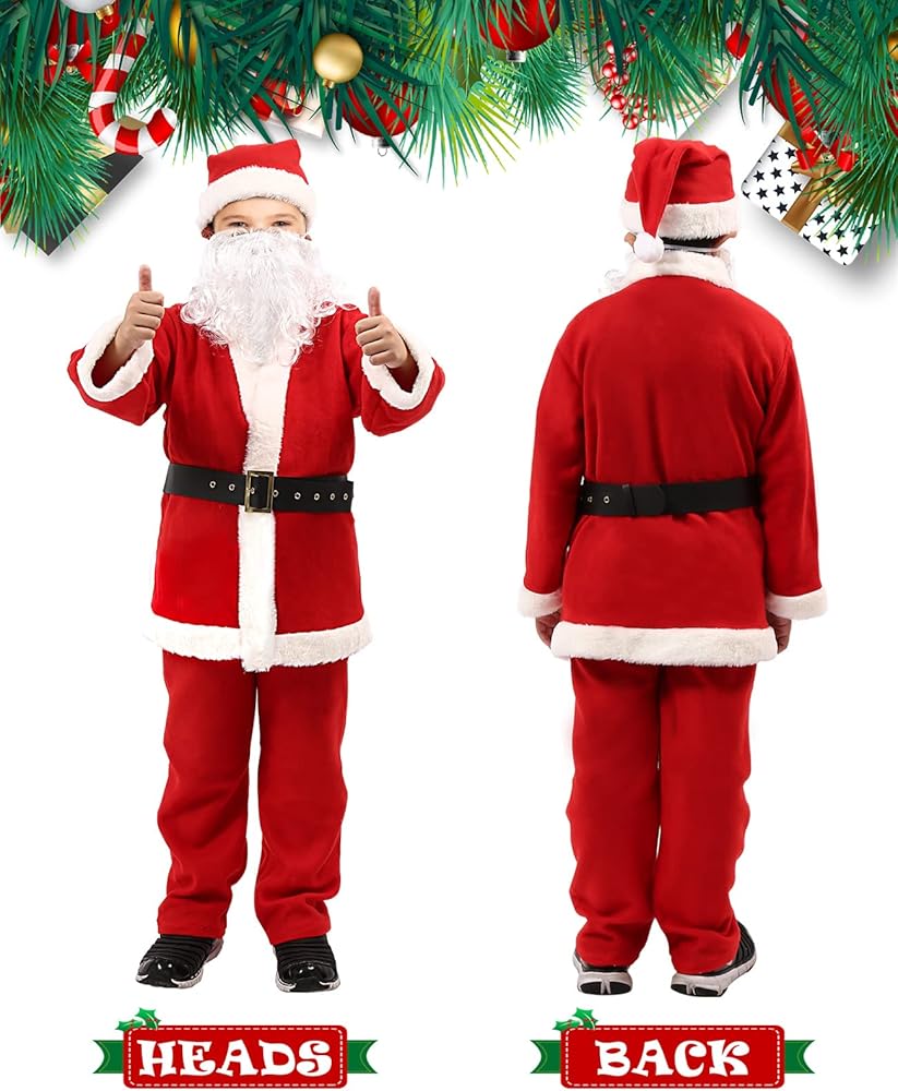 Velvet Santa Christmas Outfit