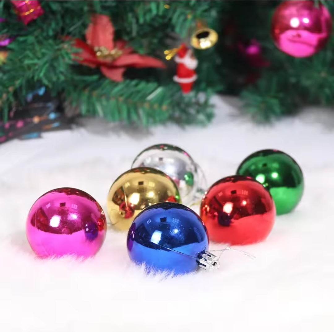 6pc Christmas Balls