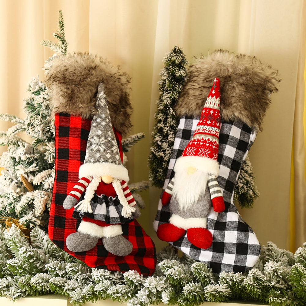 Buffalo Plaid Christmas Stocking