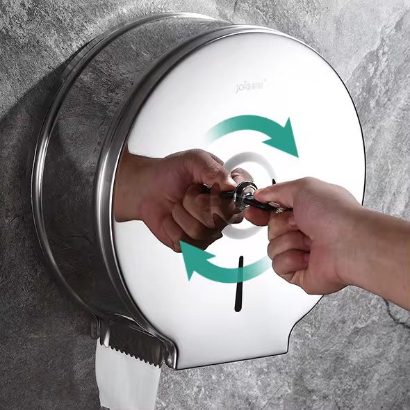 wall mounted jumbo toilet paper dispenser 25cm wide with key lock commercial bathroom tissue holder secure washroom toilet roll dispenser