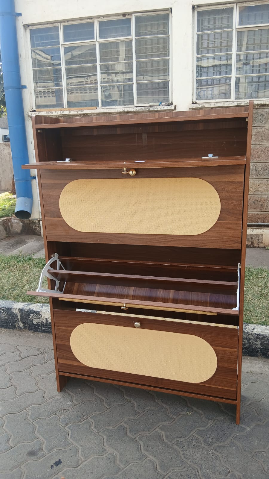 Wooden Shoe Rack Cabinet