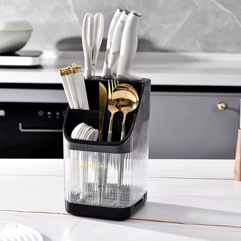 Cutlery Storage Holder – Kitchen Utensil Organizer Stand for Spoons Forks Knives and Dining Table Use