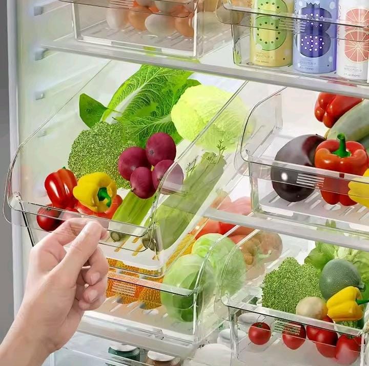 Transparent Acrylic Fridge Storage Container