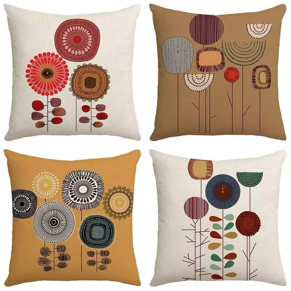Retro  Throw Pillow Covers