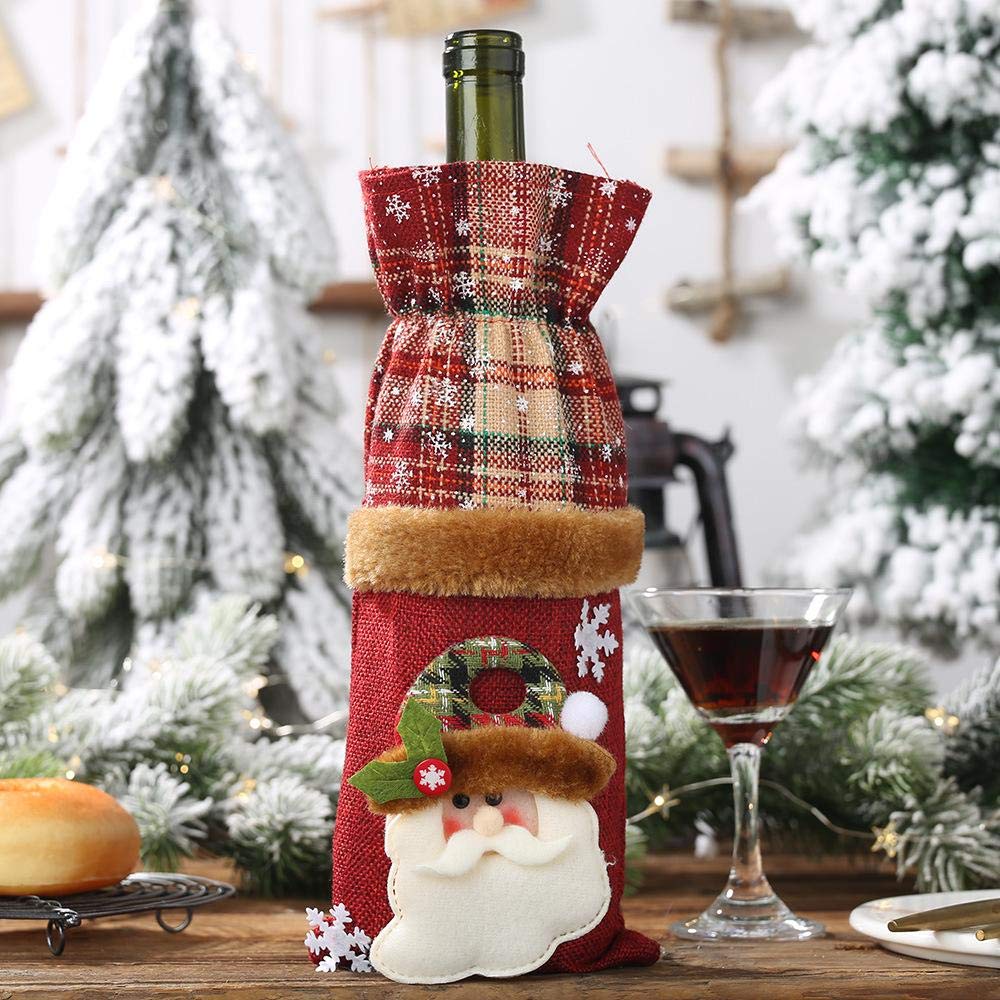 Christmas Wine Bottle Cover