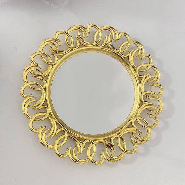Gold Round Charger Plate 6-Piece 32cm