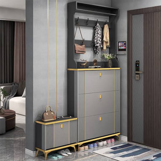 Bucketflip Shoe Cabinet – 120×100×24cm