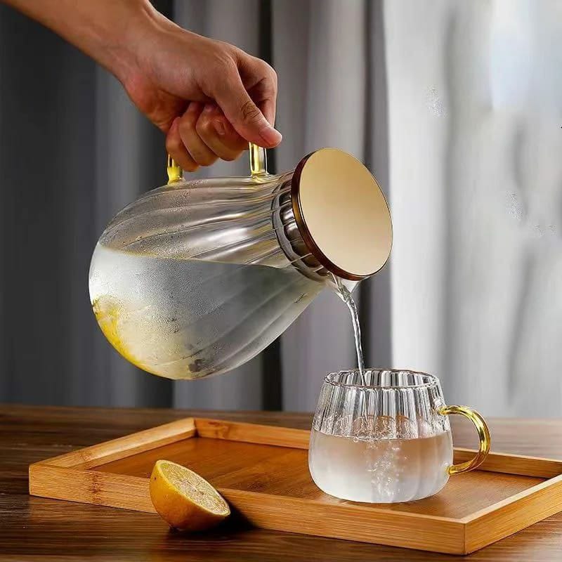 Lemonade Jug & Flower Tea Pot  Hot and Cold Water Pitcher