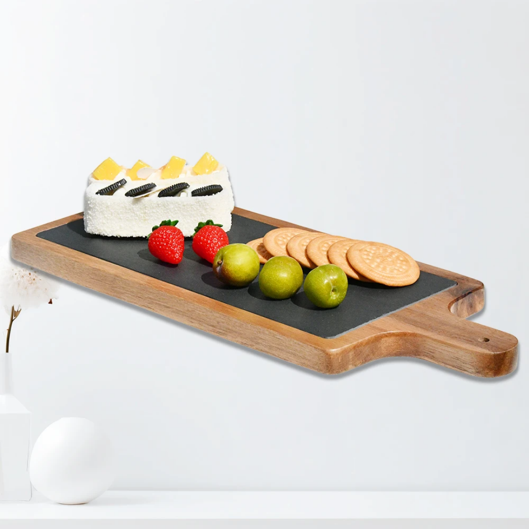 Bamboo Slate Plate (Rectangular)
