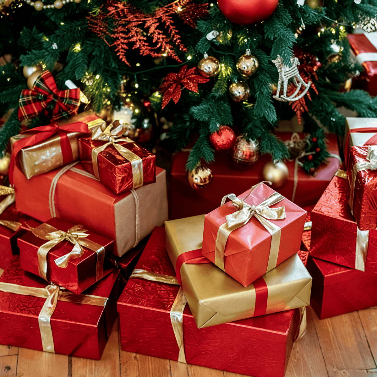 5-Piece Christmas Decorative Gift Box Set