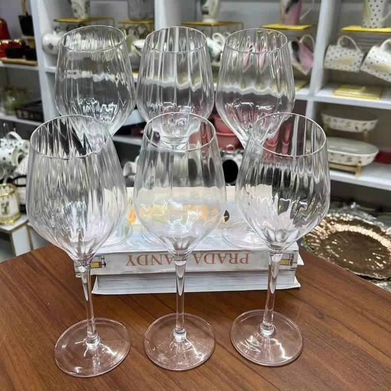 6pcs Assorted Goblets