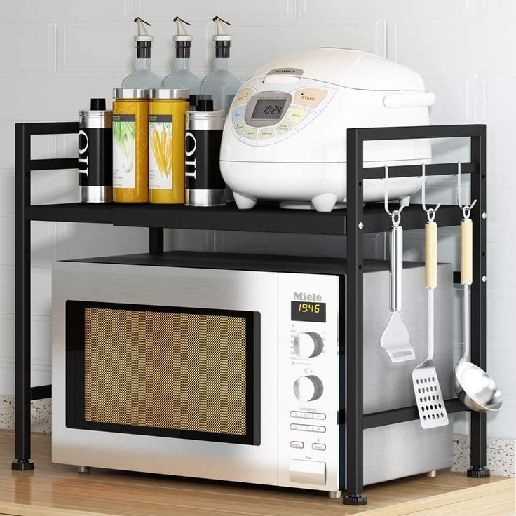 Expandable Metallic Microwave Stand