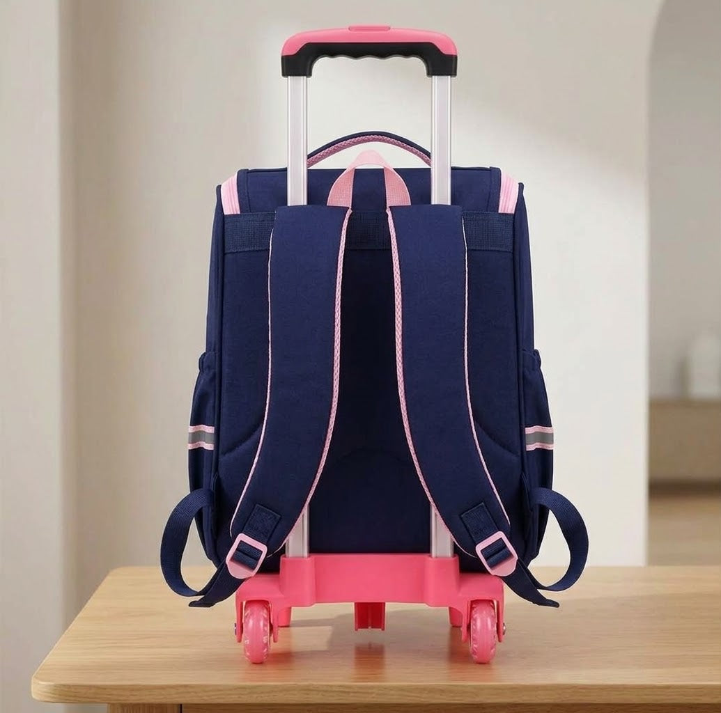 Rolling Trolley School Bag with Wheels