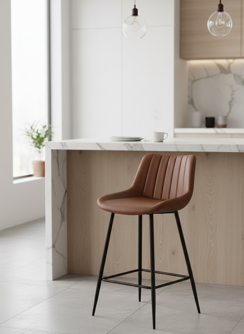 Brown Modern Bar Stool