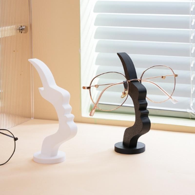 Human Face Eyeglass Stand