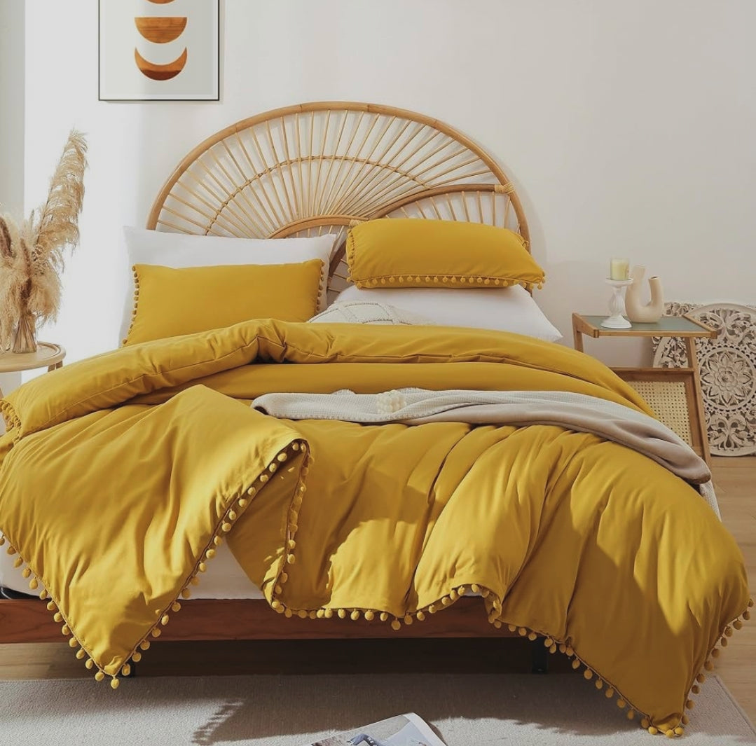 Pom Pom Cotton Duvet Set 6 × 7