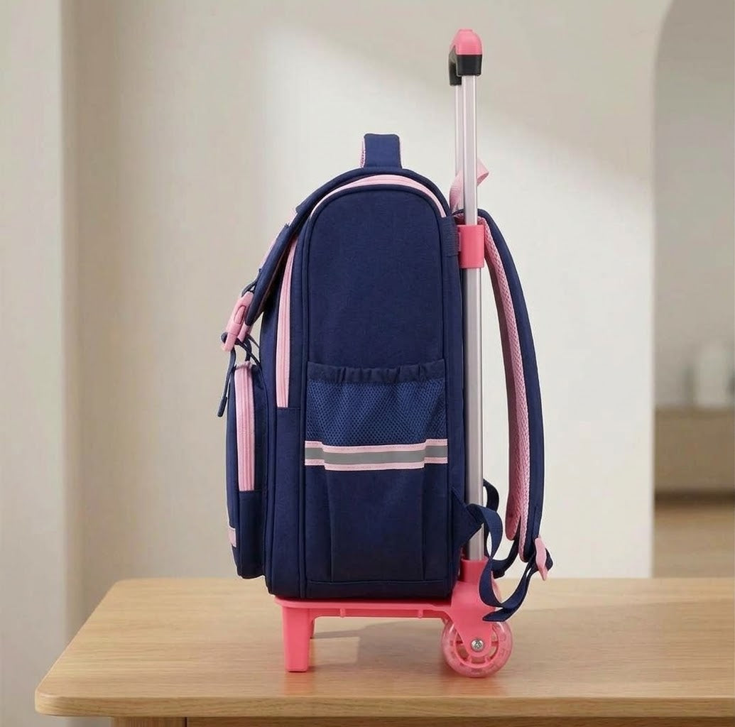 Rolling Trolley School Bag with Wheels