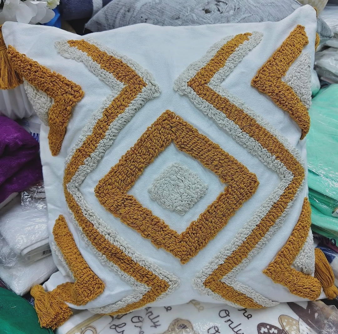 Tufted Cushion Case 45 × 45 cm