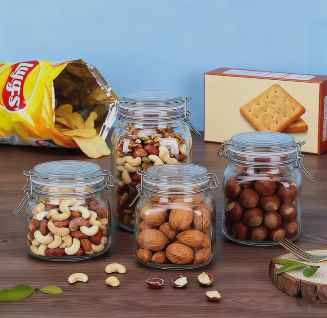 Airtight Glass Storage Jars
