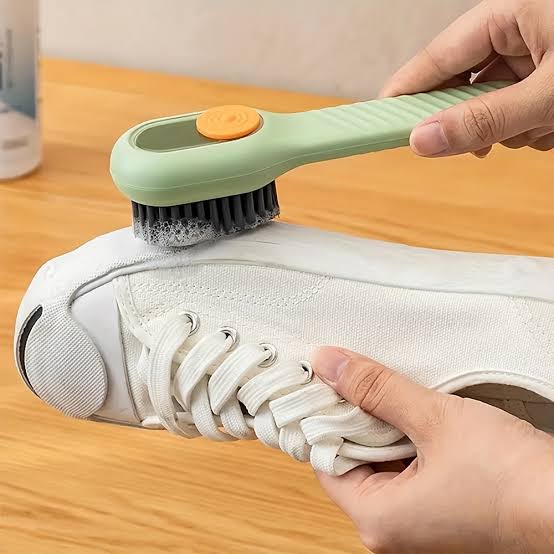 Multifunction Cleaning Brush – Soft Bristled Shoe and Clothing Cleaning Tool for Household Use